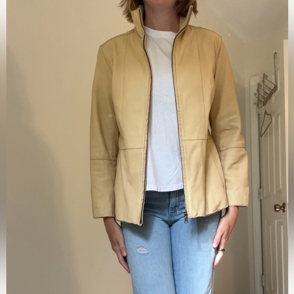 Marc New York by Andrew Marc Leather Jacket – Size Small tan - Picture 2 of 12